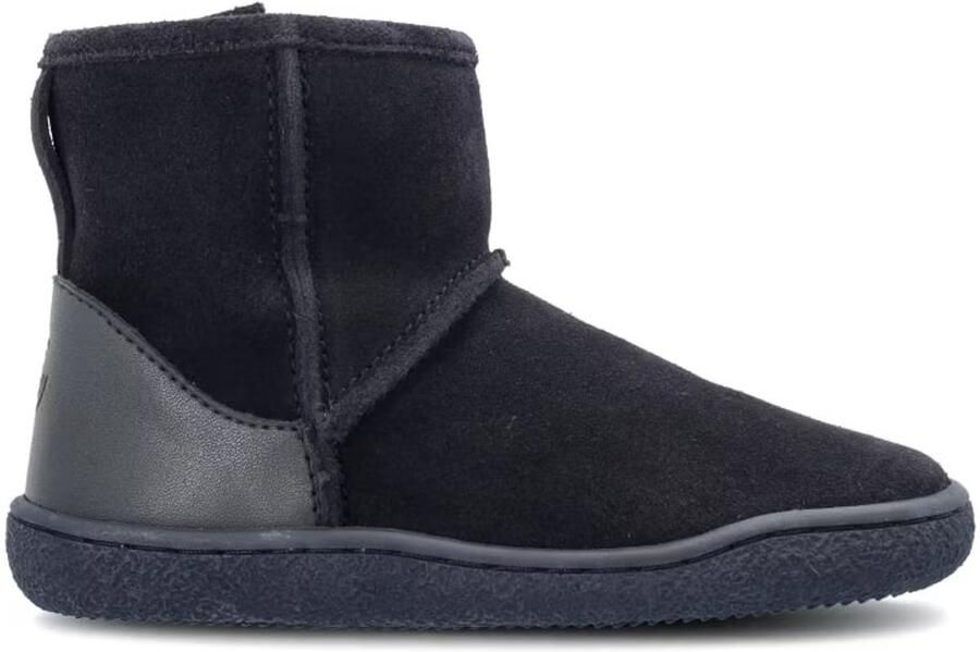 Groundies Kid's Mini Cozy Winterschoenen zwart blauw