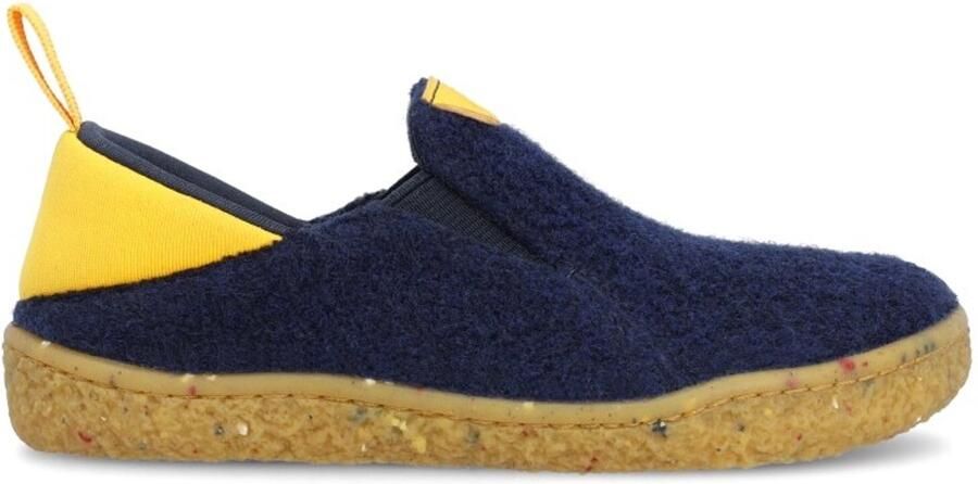 Groundies Kid's Uppsala Barefootschoenen blauw geel