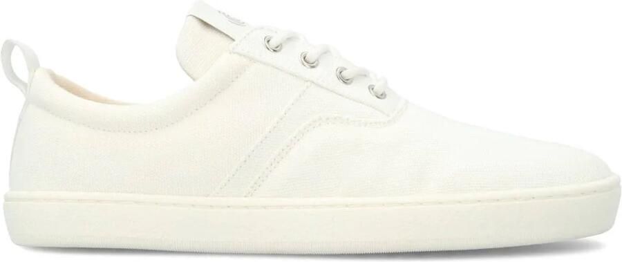 Groundies Barefoot | Sneakers Dames Vegan Gerecycled canvas Ademend en licht Zero drop Zomerschoen Wit
