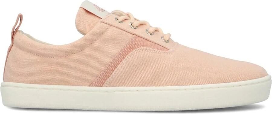 Groundies Barefoot | Sneakers Dames Vegan Gerecycled canvas Ademend en licht Zero drop Zomerschoen Roze