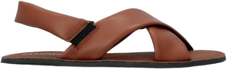 Groundies Women's Verona Vegan Sandalen bruin rood