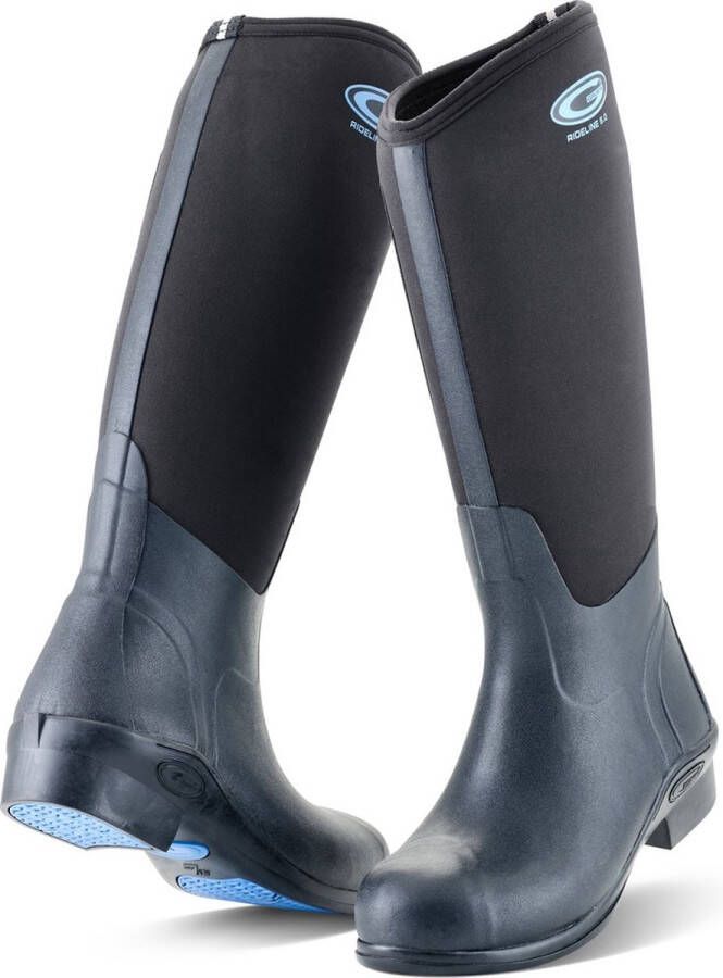 Grubs Damen Gummistiefel Rideline Wellies Black