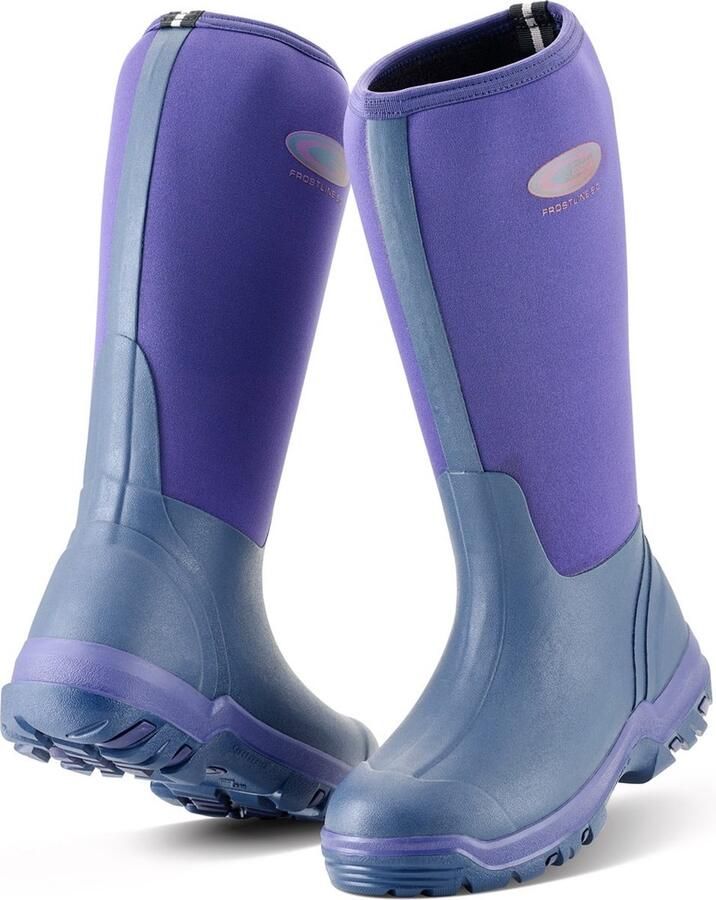 Grubs damesrubberlaarzen Frostline Classic Wellies paars