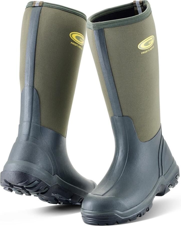 Grubs Gummistiefel Frostline Unisex Classic Wellies Green