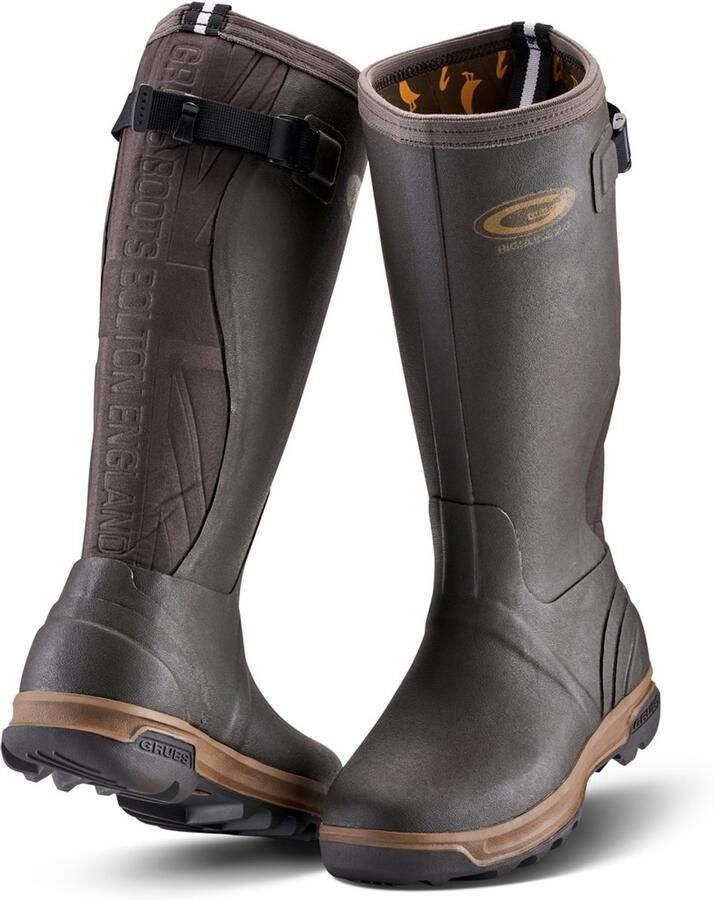 Grubs Gummistiefel Highline 2.0 Unisex Wellies GHIGH2.0 Brown-39 40 DE: 39 40)