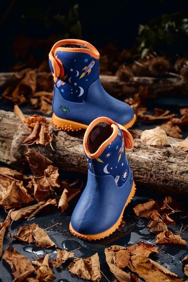 Grubs Kinder Gummistiefel Muddies Puddle Wellies Space Orange
