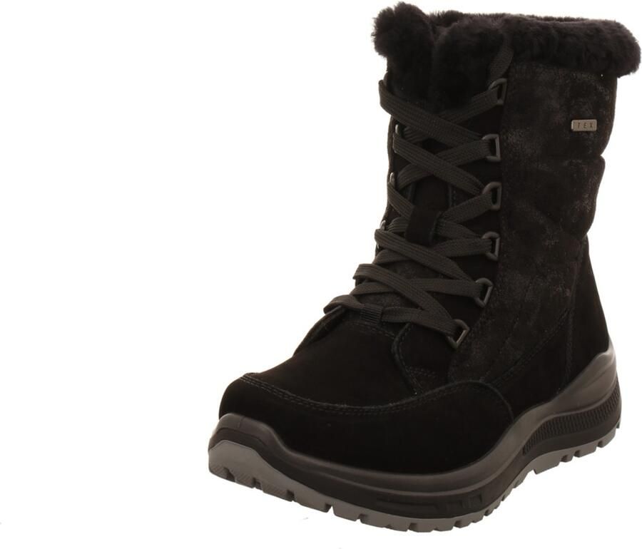 Grünwald R5586 schwarz dames laarzen zwart