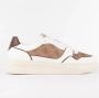 Guess Bruin Leren Sneakers Platform Schoenen - Thumbnail 1
