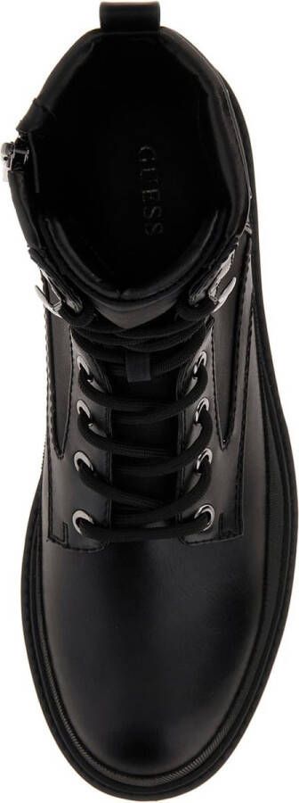 Guess Zwarte Synthetische Ranger Bada Enkellaars