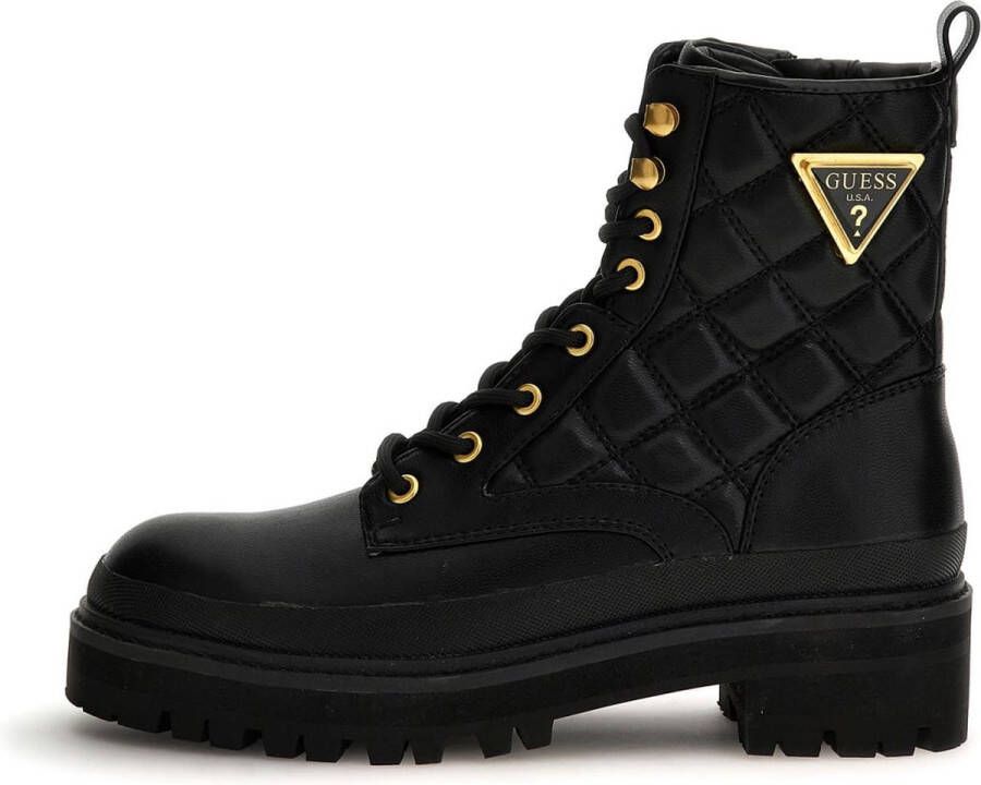 GUESS Badae Legerkisten Gewatteerd Dames Boots Zwart