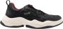 GUESS Bassano Heren Sneakers Zwart - Thumbnail 1