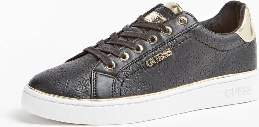 Guess Zwarte Bekie Active Lady Sneakers met reliëf Black Dames - Foto 16