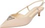 Guess Beige Pointed Toe Pumps met Gesp Strik Beige Dames - Thumbnail 1