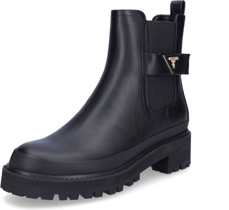 GUESS Bensly Dames Enkellaarzen Zwart PU