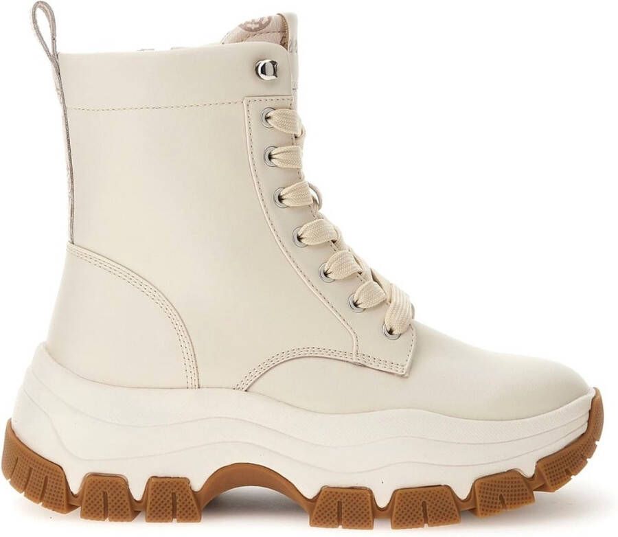 Guess Bissonn Dames Sneaker Stijlvol en Comfortabel Beige Dames