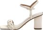 Guess Glamoureuze Elskens Hoge Hak Sandalen White Dames - Thumbnail 3