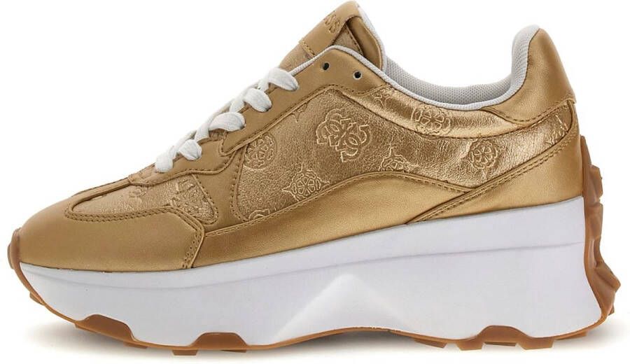 GUESS Calebb8 Dames Sneakers Goud