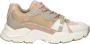 GUESS Carrli dames sneaker Beige multi - Thumbnail 1