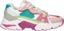 Guess Kleurrijke Chunky Sole Sneakers Carrli3 Multicolor Dames - Thumbnail 3