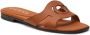 GUESS Ciella dames leren slip-on teenslippers comfortabel bruin - Thumbnail 1