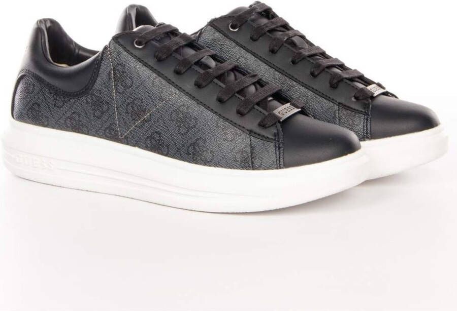 Guess Modieuze herensneakers met versterkte zool Black Heren