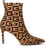 GUESS Dafina3 Enkellaarsjes Enkelboots Dames Cognac - Thumbnail 2