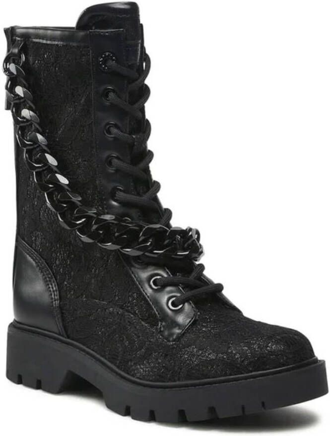 GUESS Dames Boots Zwart Hoger Plateau