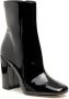 GUESS Dames Enkelboots Zwart Hak Suède Ritsluiting - Thumbnail 1