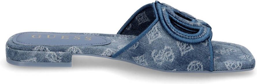 GUESS Tarishae denim slippers blauw - Foto 2
