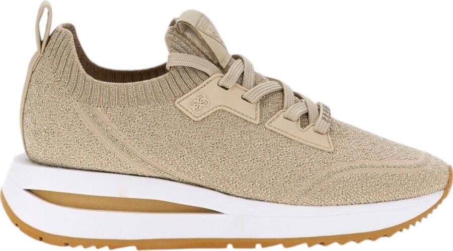 Guess Beige Polyester Sneaker voor vrouwen Beige Dames
