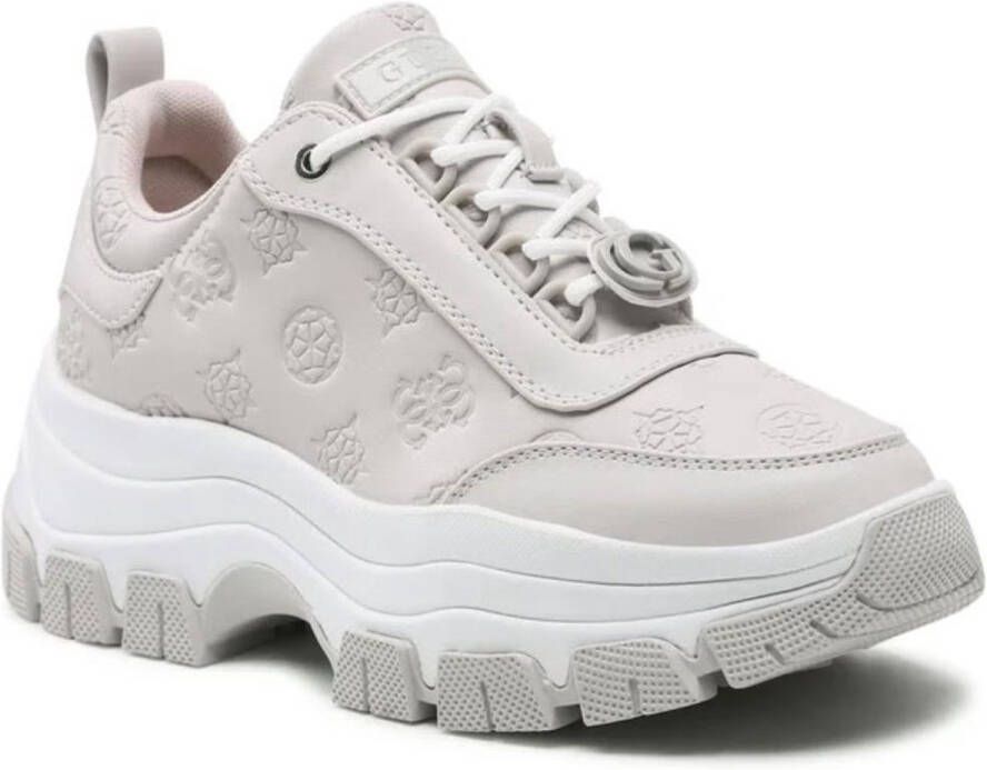 GUESS Dames Sneakers FL5MOX Zwart Eco Leer