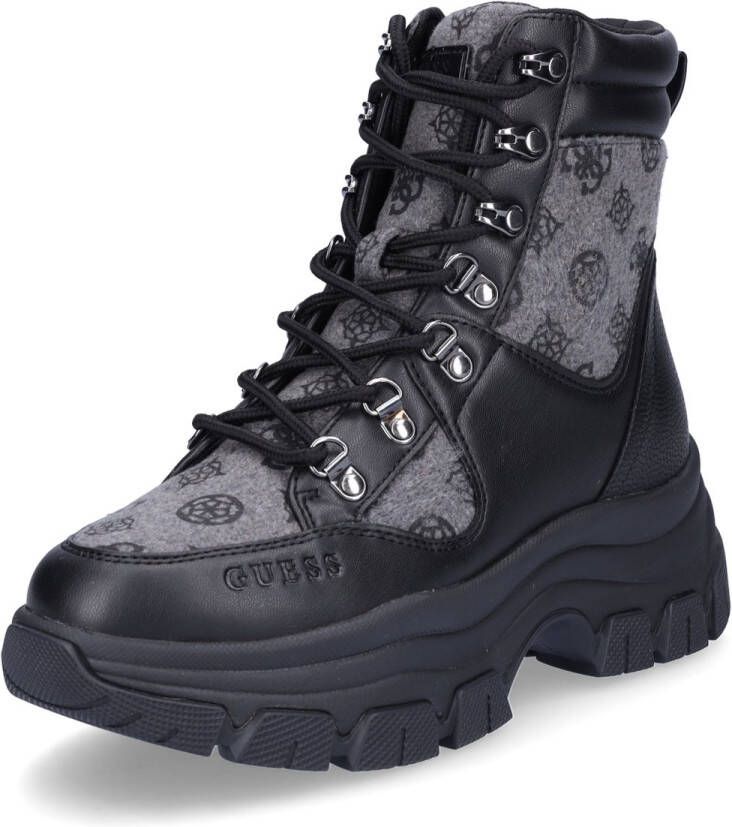 GUESS dames veterboot Bliza zwart