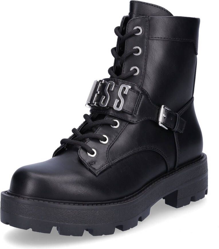 GUESS Yanzy chunky veterboots zwart - Foto 2