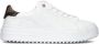 GUESS Denesa Lage sneakers Leren Sneaker Dames Wit - Thumbnail 2