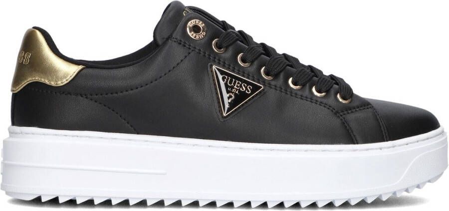 GUESS Denesa Sneakers Leren Sneaker Dames Zwart