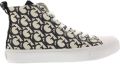 GUESS Ederla Hi Hoge sneakers Dames Wit - Zwart
