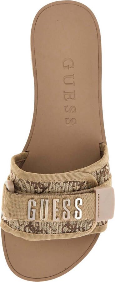 GUESS Elyze Slippers Dames Goud