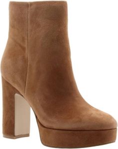 Guess Brandy Suède Enkellaarzen Bruin Dames