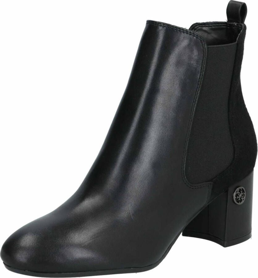 Guess Stijlvolle Leren Enkellaarzen Black Dames
