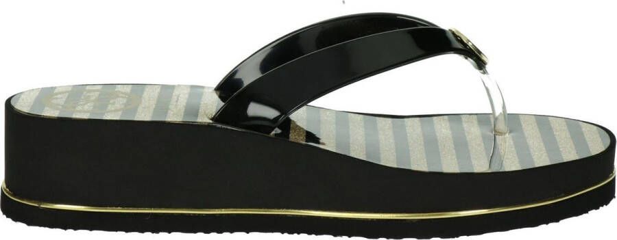 GUESS Enzy Beach Thong Dames Slippers Zwart