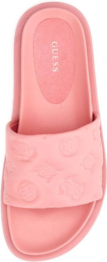 Guess Slippers met labeldetails model 'FABETZA'