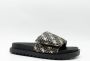 GUESS Fabetzy Dames Slippers Black Platino - Thumbnail 8