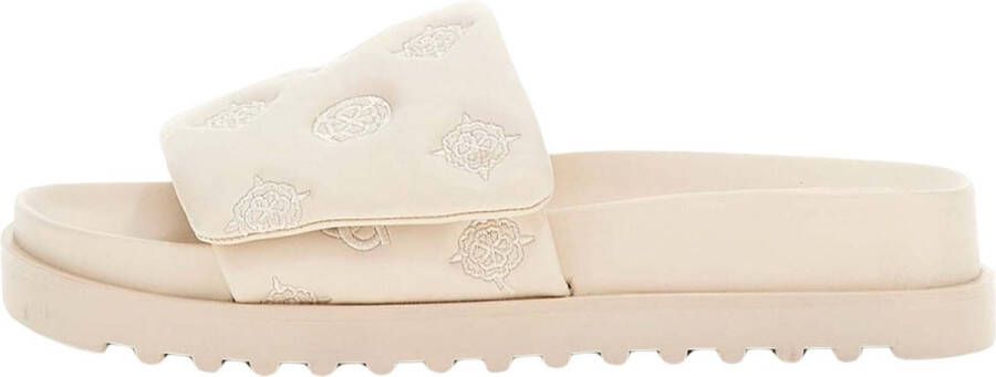 GUESS Fabio2 Slipper Dames Creme