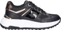 Guess Lage Sneakers FONZI FLTFON FAB12 - Zwart