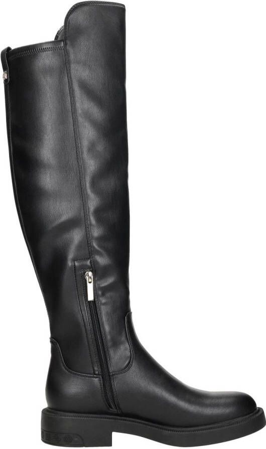 Guess Overkneelaarzen in leerlook model 'Fyza'