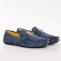 Guess Blauwe lage herensneakers - Thumbnail 1