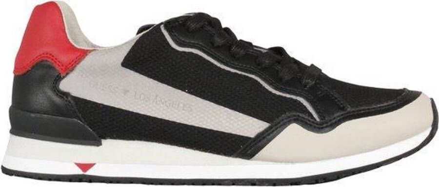 GUESS Genova Heren Sneaker Zwart Grijs - Foto 1