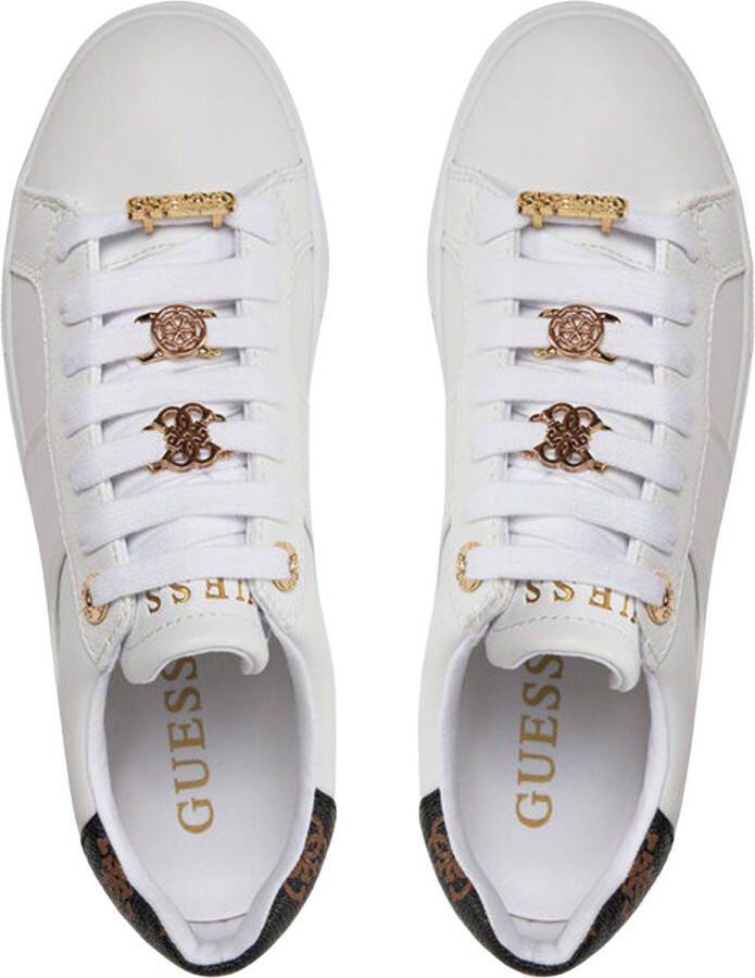 Guess Lage sneakers Giella stijl wit White Dames