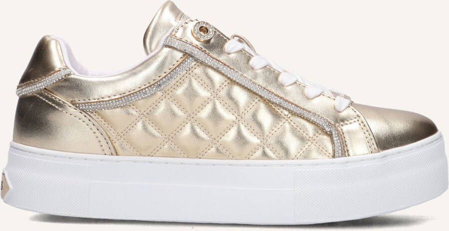 Guess Gouden sprankelende sneakers voor vrouwen