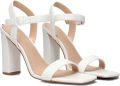 GUESS Alibi Witte Dames Sandalen op Blokhak Comfort en Stijl voor Modebewuste Vrouwen - Wit